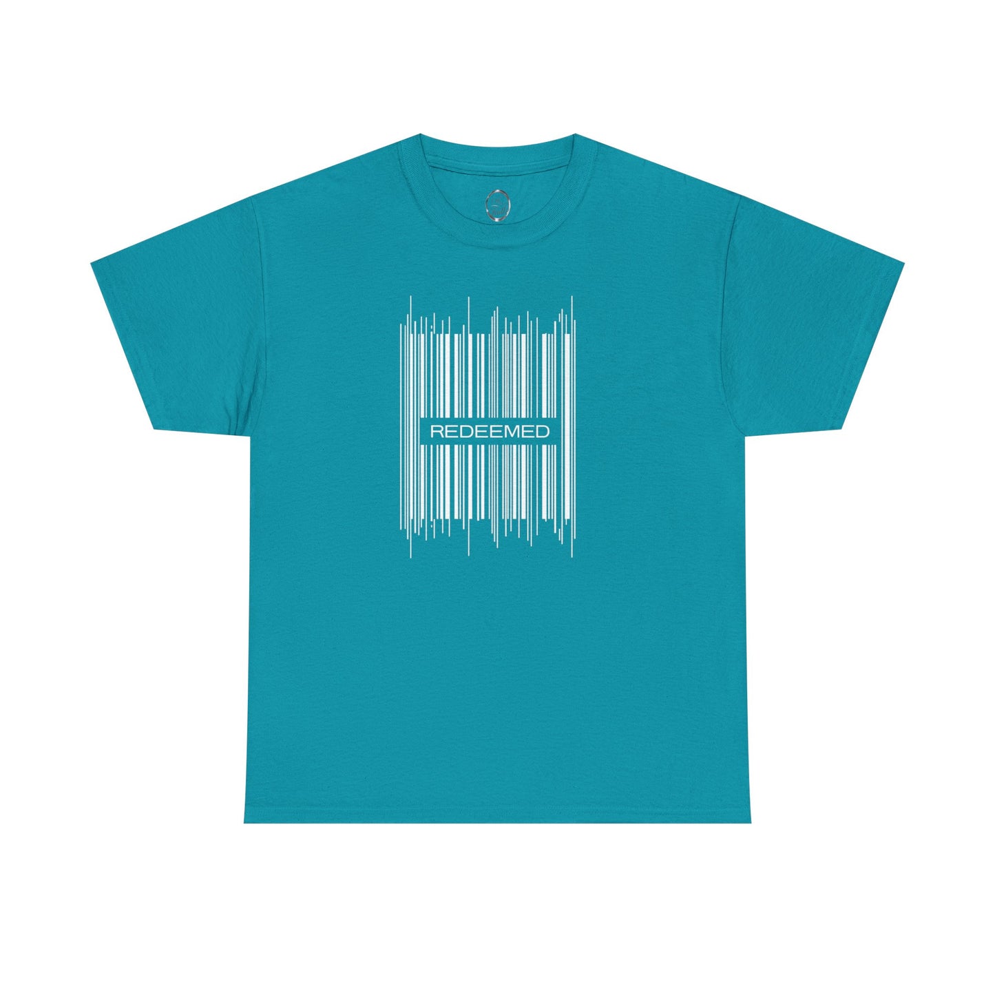 Redeemed Christian T-Shirt | Minimalist Barcode Faith Design | Unique Graphic Tee