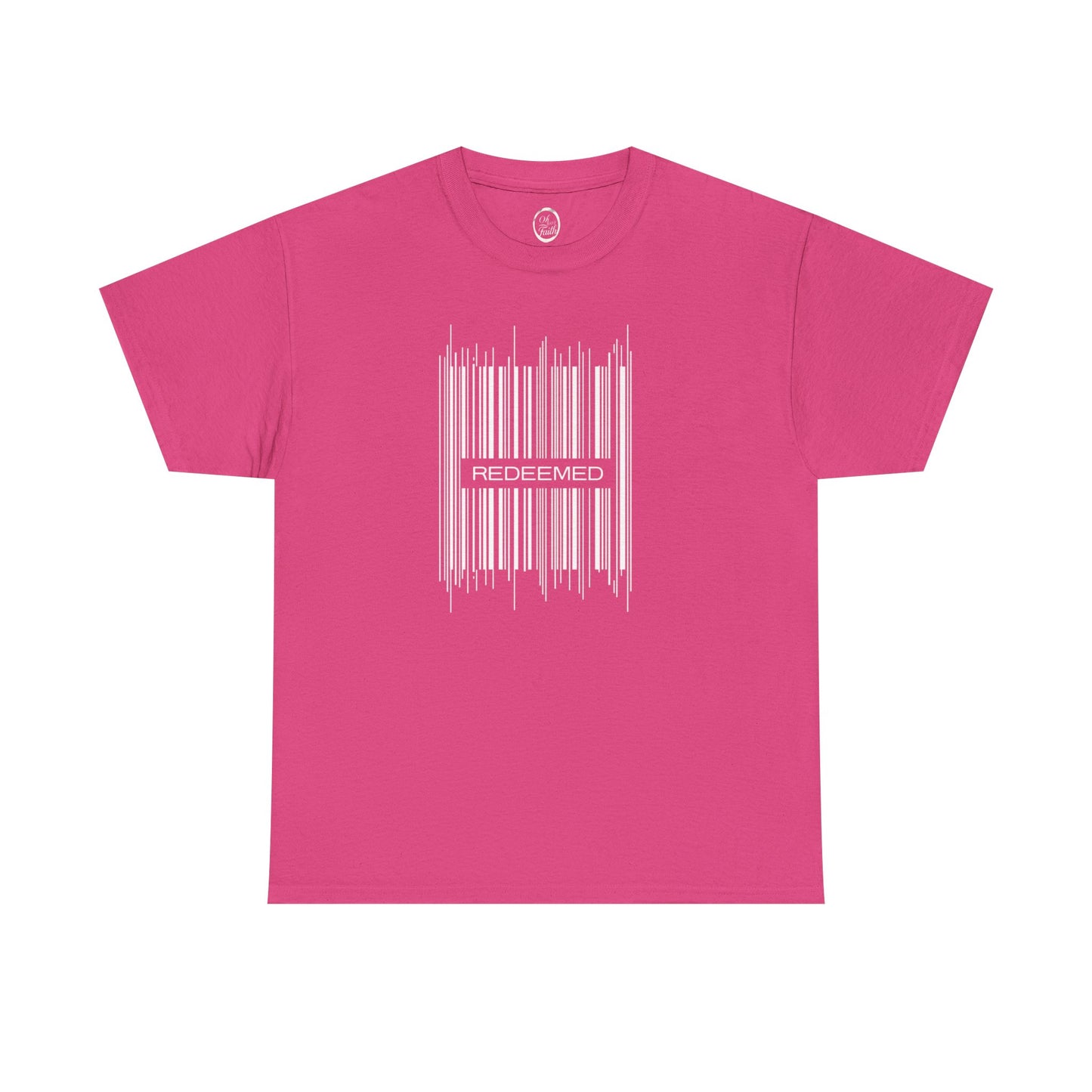 Redeemed Christian T-Shirt | Minimalist Barcode Faith Design | Unique Graphic Tee
