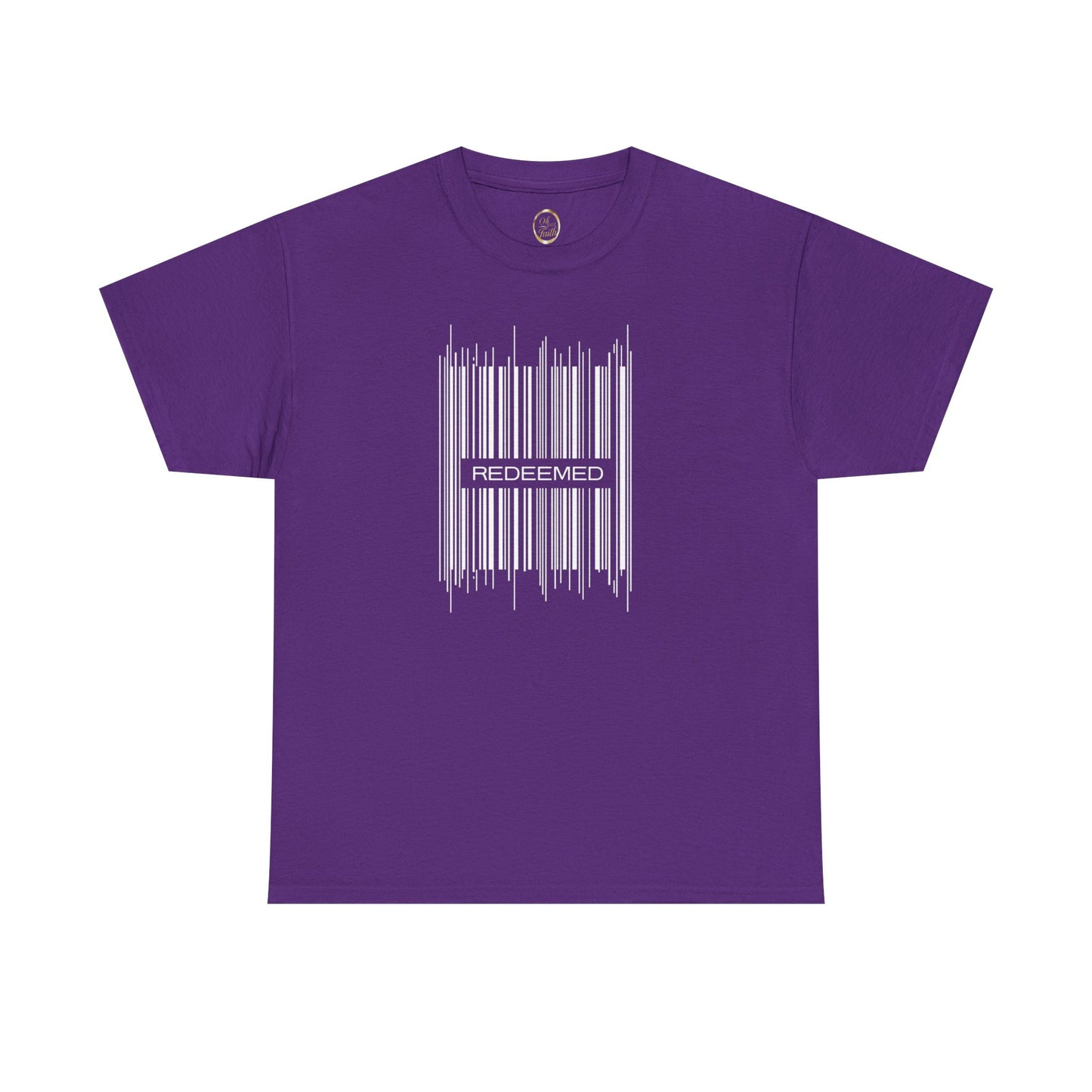 Redeemed Christian T-Shirt | Minimalist Barcode Faith Design | Unique Graphic Tee