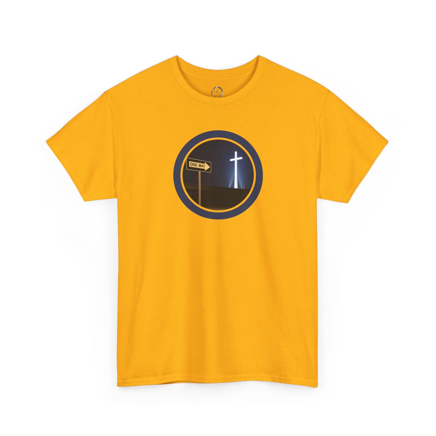 One Way Cross Christian T-Shirt – The Good News Gospel Message Tee | Faith-Based Evangelism Shirt