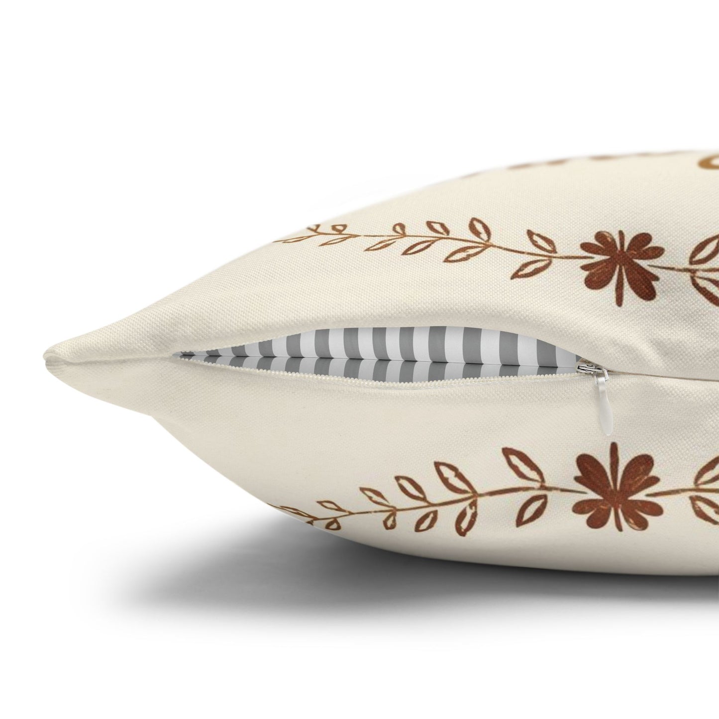 Enter His Gates with Thanksgiving Scripture Pillow Cover – Christian Fall Home Décor Cushion | Faith-Based Accent Pillow