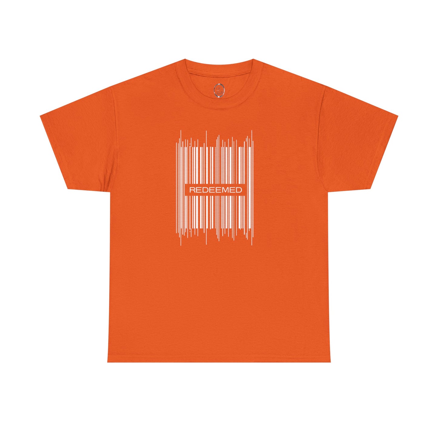 Redeemed Christian T-Shirt | Minimalist Barcode Faith Design | Unique Graphic Tee