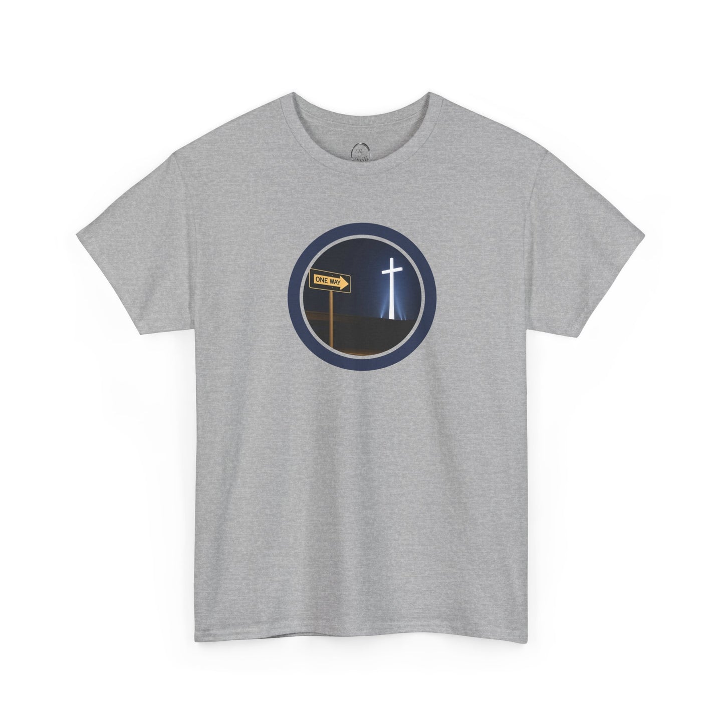 One Way Cross Christian T-Shirt – The Good News Gospel Message Tee | Faith-Based Evangelism Shirt